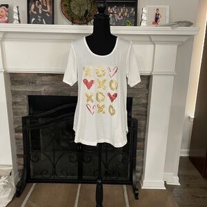 NWT’s LulaRoe Valentine’s Small Morgan Top